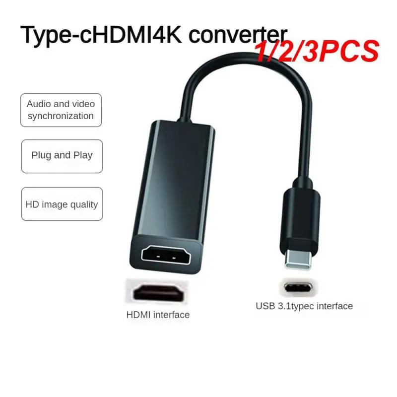 CŸ-HDMI ȣȯ USB C-MI  ̺, CŸ-TV ÷ , USB3.1, 4K, 60Hz ȯ, 1 , 2 , 3 